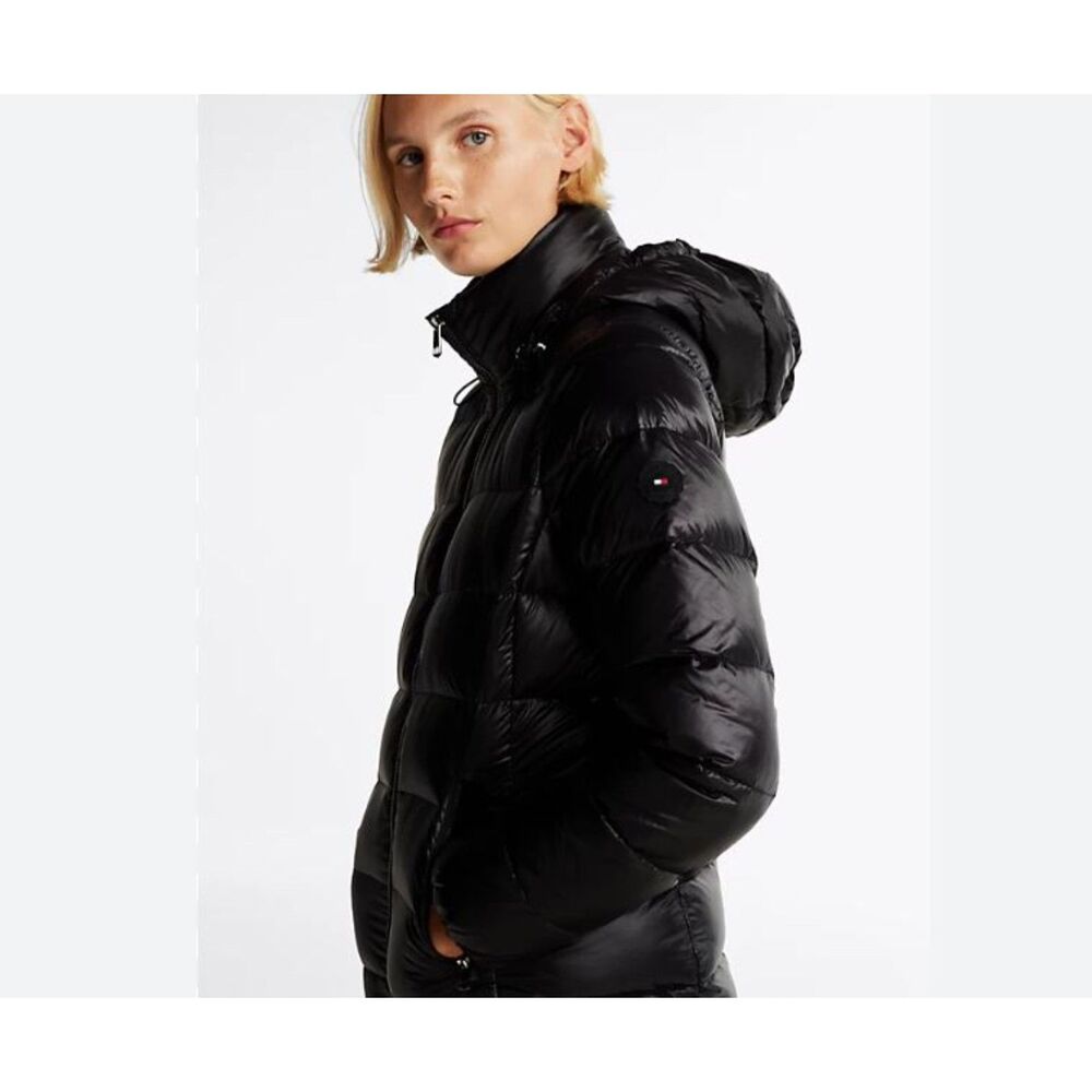 Tommy Hilfiger Women's XS Puffer Coat Primaloft Black Super Warm
